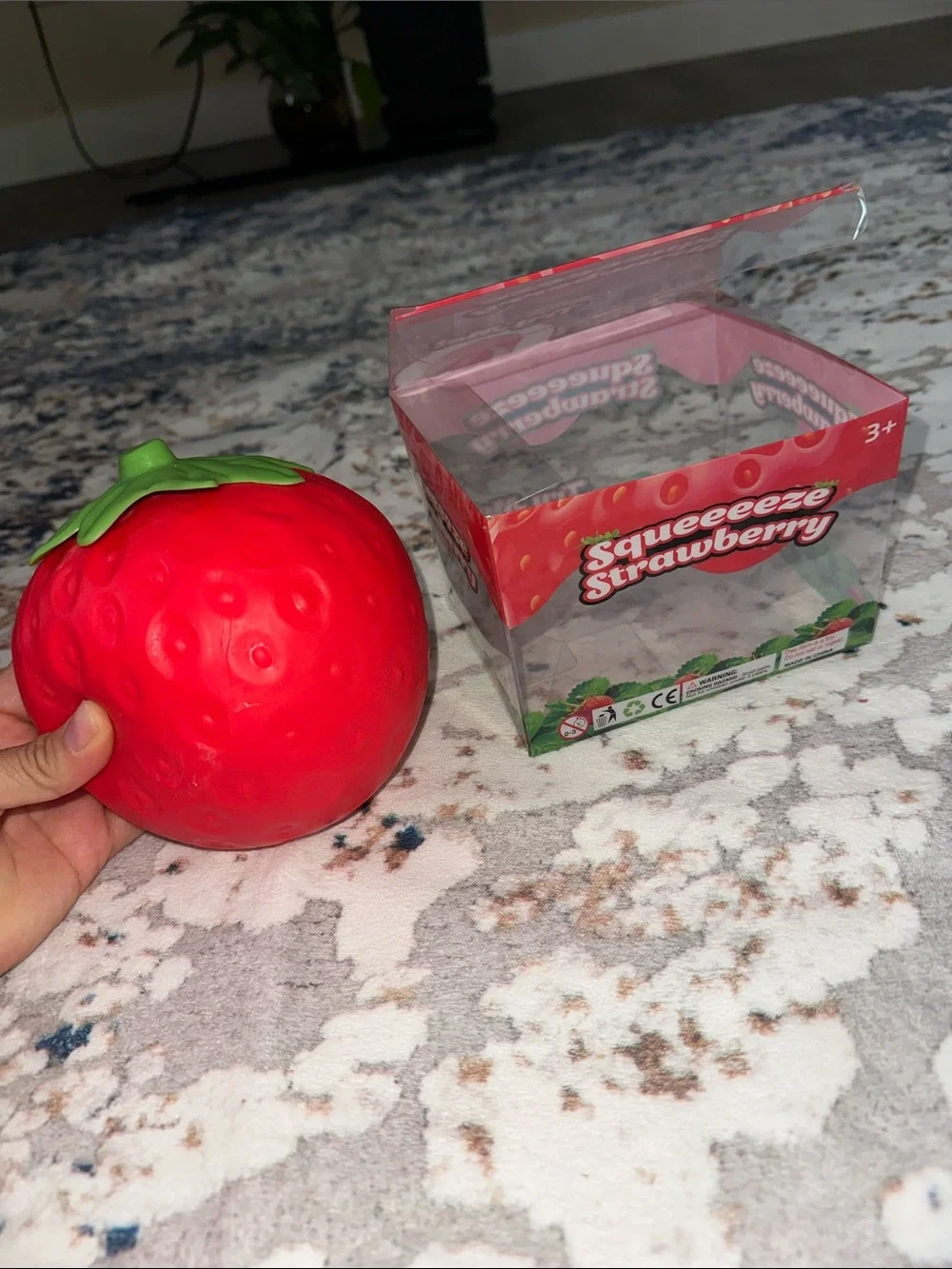 Red Stress Ball Toy -